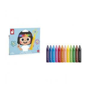 Set crayons de cire pour colorier x12  
