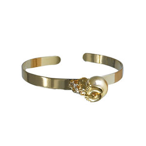 Bracelet bola de grossesse plaqué or - Morgan 