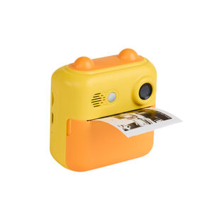 Appareil photo pour enfant avec impression instantanée – Jaune 