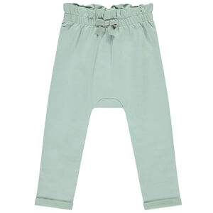 Pantalon de jogging uni avec nœud fantaisie pour bébé fille  