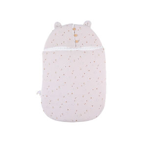 Ni d'ange en mousseline imprimé colombe du bonheur Bali, Moka & Snow 