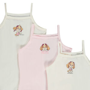 Lot de 3 maillots de corps à bretelles Stella Pat'Patrouille fille 