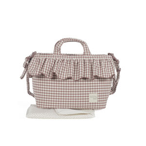 Sac à langé Praliné Vichy - Moka 