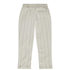 Pantalon en toile à fines rayures garçon 