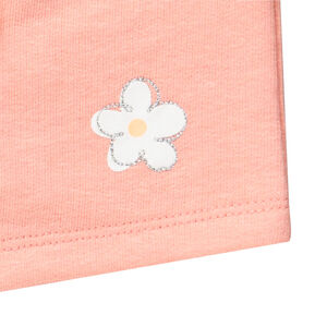 Short en molleton avec print fleur pour bébé fille 