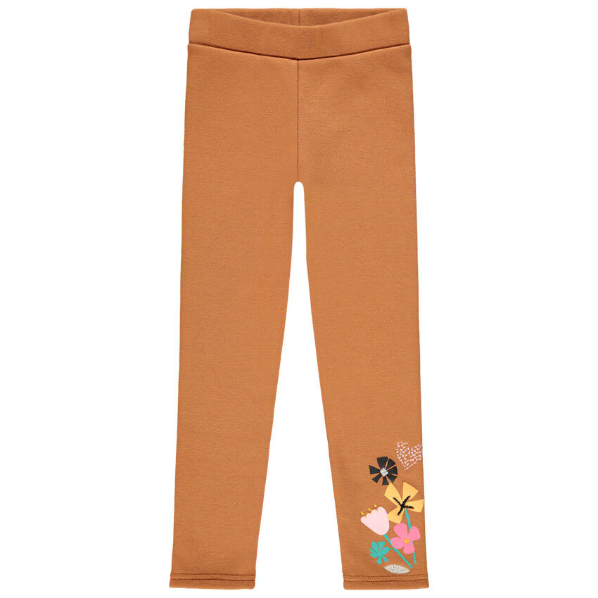 legging brun fille