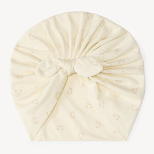 Bonnet turban fantaisie pour bébé fille 