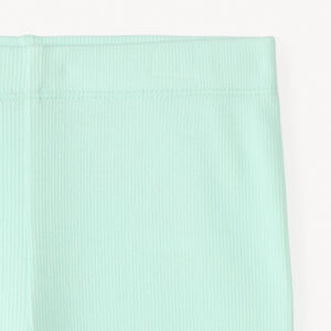 Caleçon cycliste uni en maille côtelée pour fille 