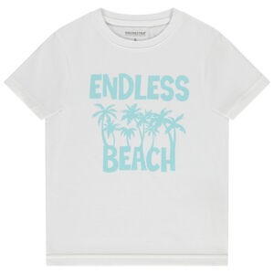 T-shirt manches courtes print fantaisie pour garçon 