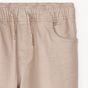 Pantalon jogger en twill uni pour garçon  