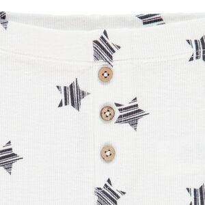 Legging imprimé en maille côtelée pour bébé fille 