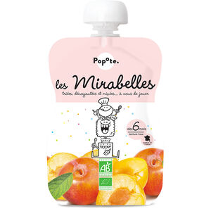 Gourde à la mirabelle bio - 120g 