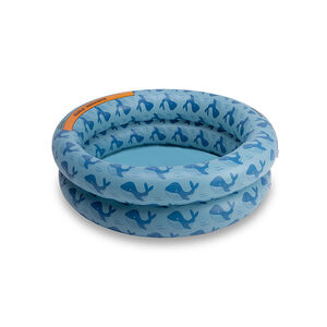 Piscine bébé à 2 anneaux 60 x 60 cm - Baleine 