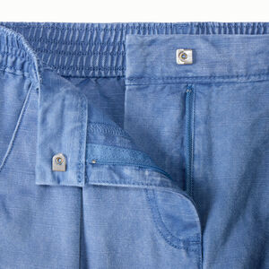 Pantalon cargo en twill uni avec ceinture pour fille 