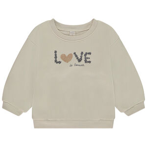 Sweat en molleton avec print fantaisie pour bébé fille 