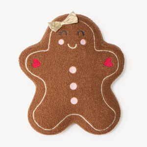 Range-pyjama biscuit de Noël en sherpa fille 