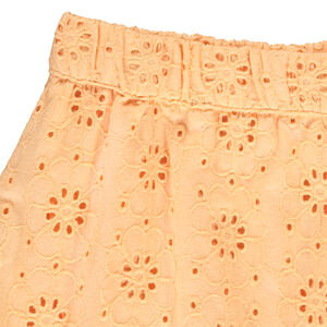 Jupe volantée en broderie anglaise fille 