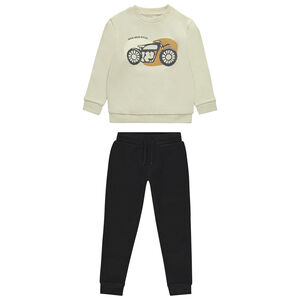 Ensemble jogging + sweat manches longues fantaisie pour garçon 