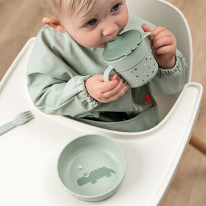 Tasse d'apprentissage Foodie Happy Dots Vert 
