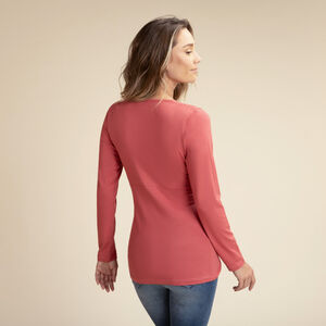 T-shirt d'allaitement manches longues uni 