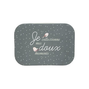 Set de 3 boîtes de rangement gigognes Forêt 