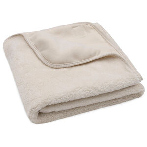 Couverture berceau 75x100cm Jersey/Sherpa Oatmeal 