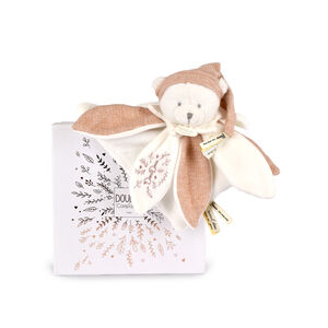 Doudou plat ours rose collector anniversaire 25 ans 