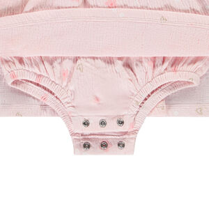 Robe body effet 2 en 1 manches courtes fantaisie pour bébé fille  