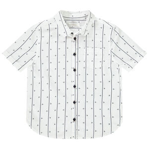 Chemise manches courtes à rayures pour garçon 