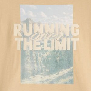 T-shirt manches longues oversize photoprint montagne pour garçon 