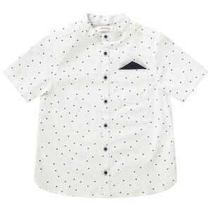 Chemise manches courtes imprimée + mouchoir pour garçon 