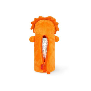 Trousse scolaire en peluche Lion  