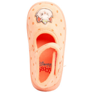 Chaussons forme babies patch Marie Disney et imprimé pois pour bébé fille 