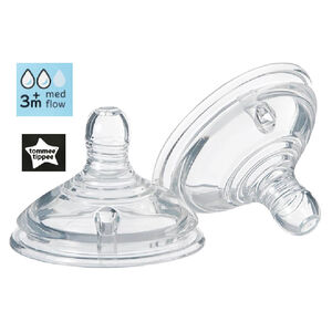 Lot de 2 tétines Closer to Nature - Débit moyen 