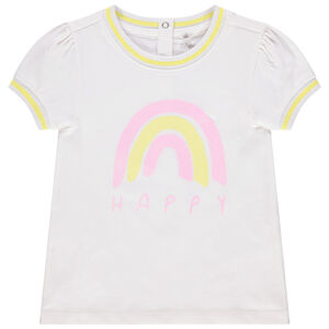 T-shirt manches courtes en coton à motif printé 