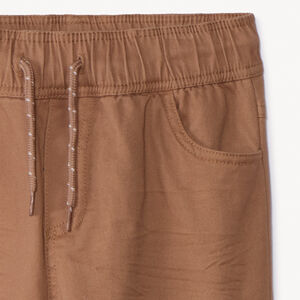 Pantalon jogger en twill uni pour garçon  