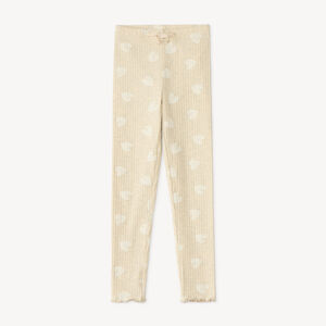 Legging côtelé fille motifs fantaisie 