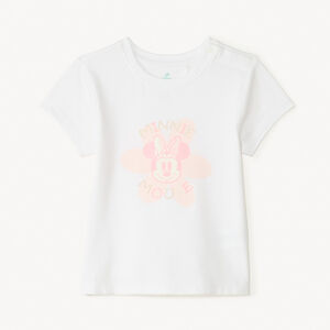 T-shirt manches courtes Minnie Disney pour bébé fille 