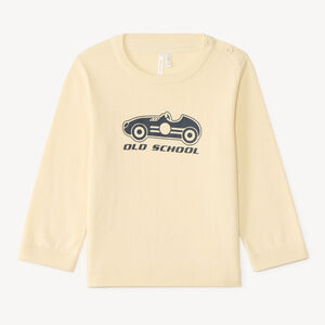 Pull bébé garçon print voiture vintage 