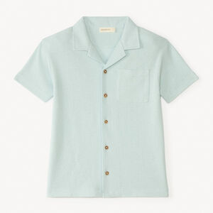 Chemise manches courtes en jersey uni pour garçon 