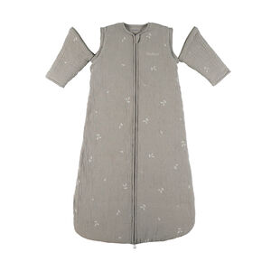 Gigoteuse à manches amovibles 100cm TOG 2 en mousseline brodée kaki 