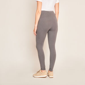 Legging slim à bandeau haut uni pour femme 