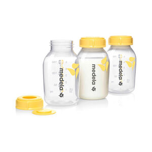 Biberon 150 ml conservation lait maternel - 3 pièces  