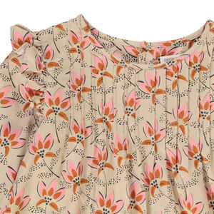 Tunique manches longues imprimé floral pour fille 