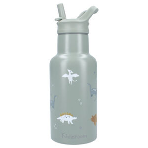 Gourde isotherme 350ml Dinos Vert 