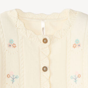 Gilet tricot bébé fille fantaisie 
