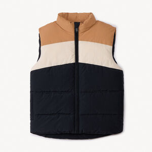 Doudoune sans manches effet color block pour garçon 
