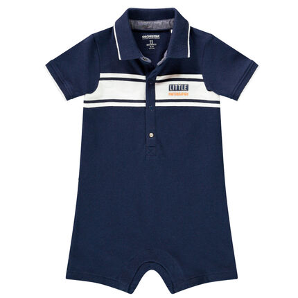 Combinaison Courte En Jersey Pique Pour Bebe Garcon Orchestra Fr
