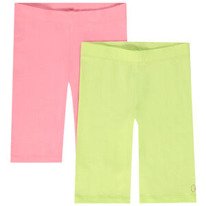 Lot de 2 caleçons cyclistes unis en jersey pour fille 