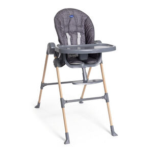 Chaise-haute évolutive Polly Essential Coal  